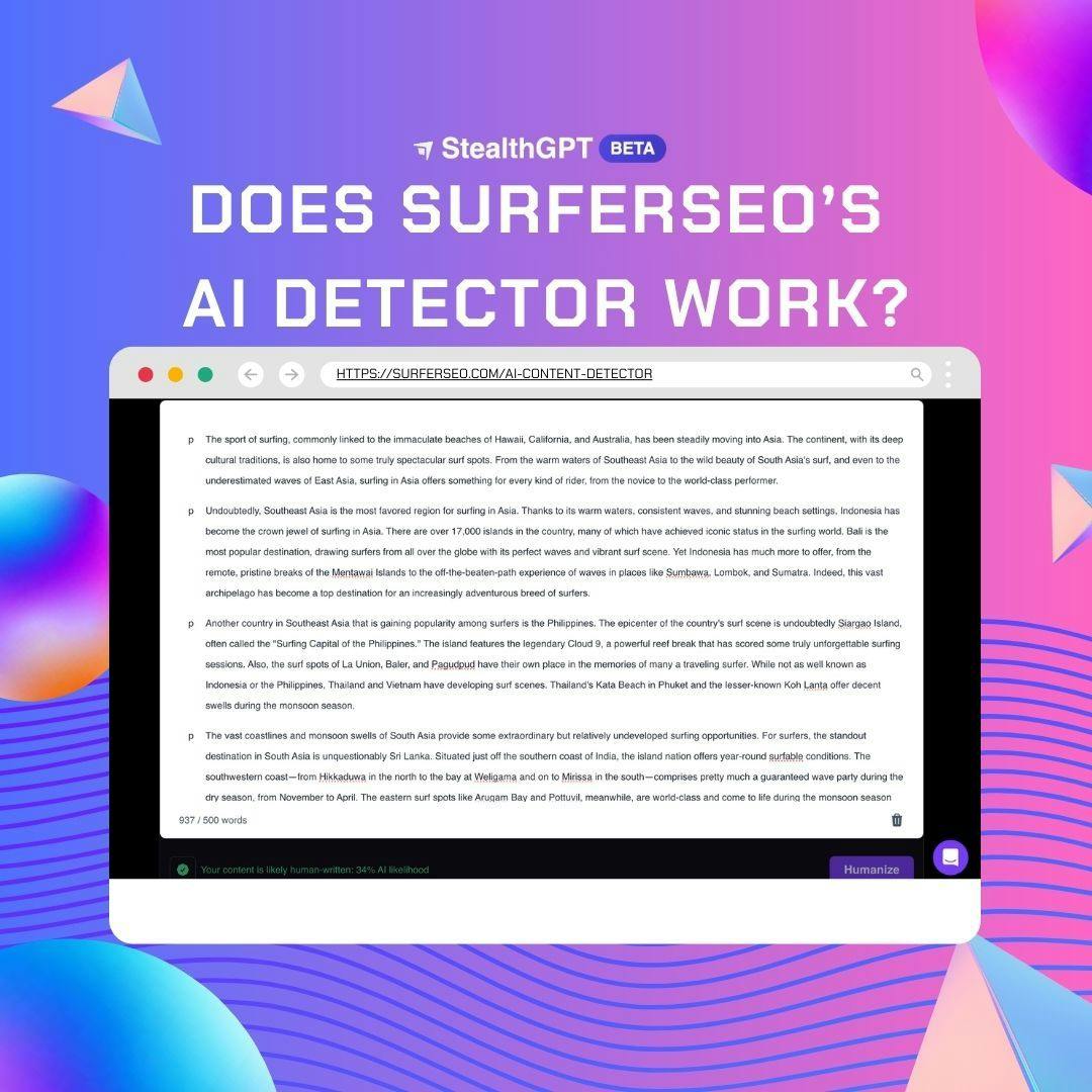 Does SurferSEO's Free AI Detector Work?