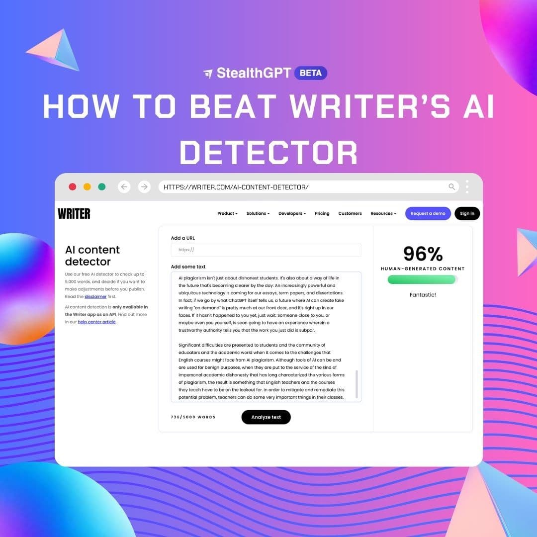 How to Beat Writer's Powerful AI Detector