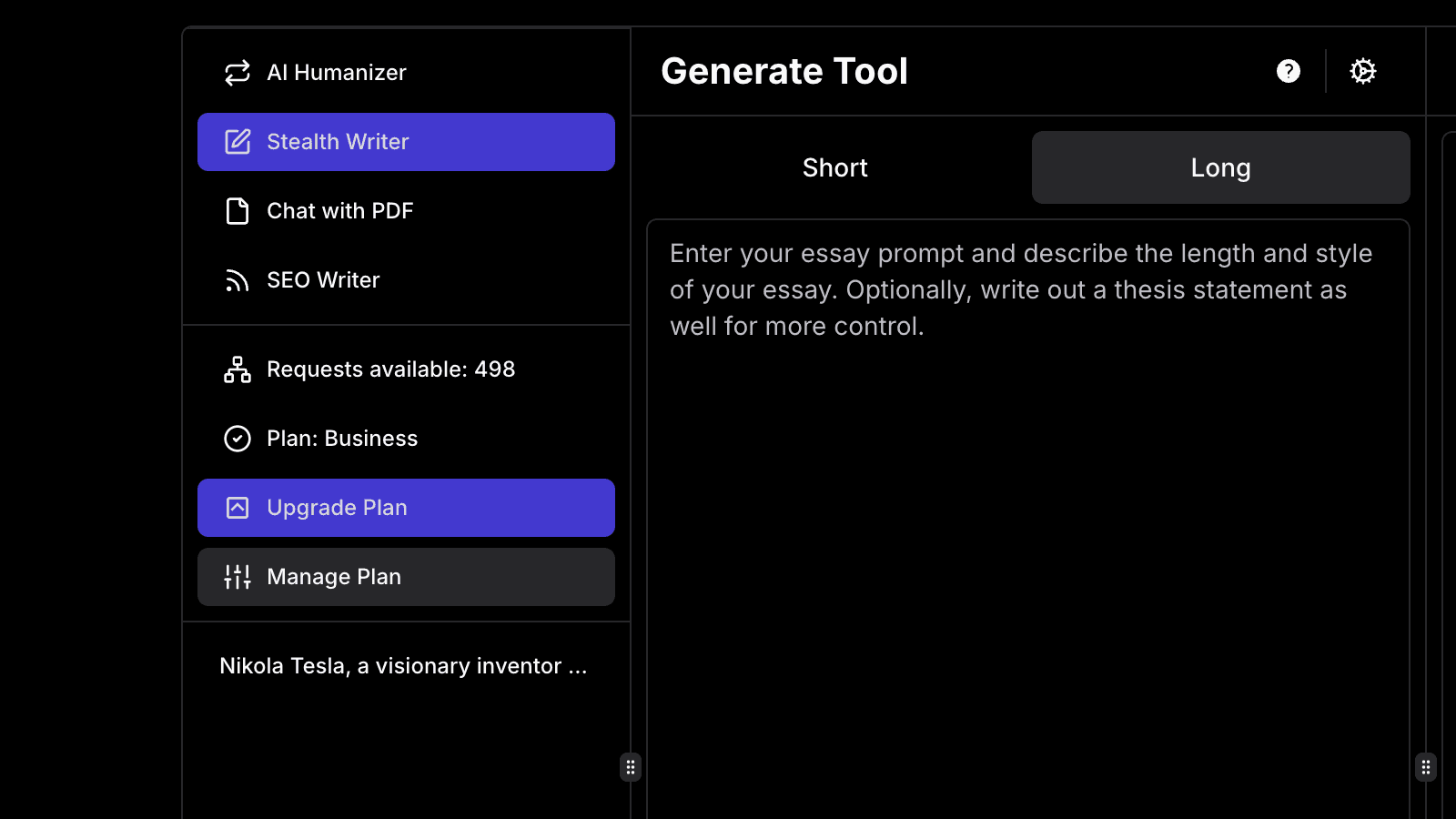 Always Undetectable Humanized AI content generator creating essays and articles that bypass AI detectors